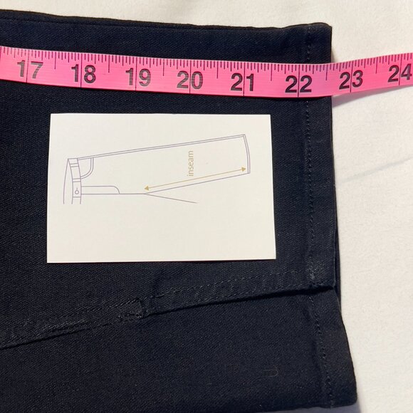 NORTHERN REFLECTIONS High-Rise Black Pants Bold Edgy Trendy Size 14 - Picture 10 of 11